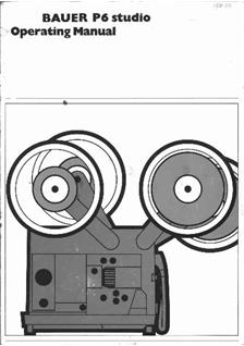 Bauer P 6 manual. Camera Instructions.